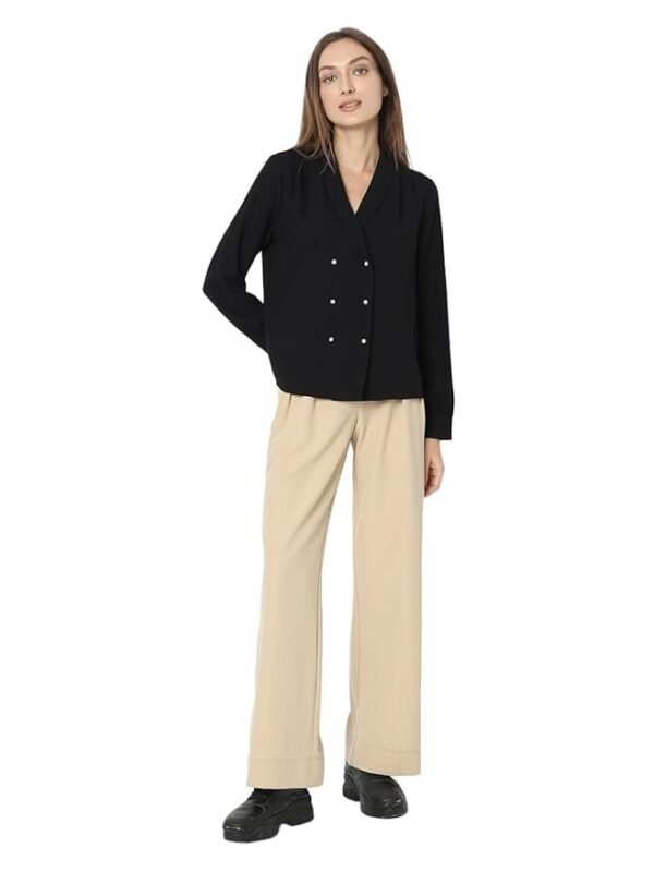 VERO MODA Cuffed Sleeves Shirt Style Top - Image 4