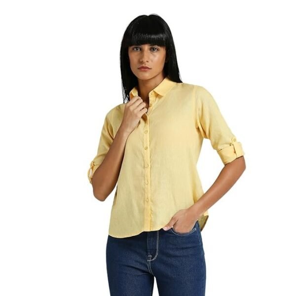 Pepe Jeans Women's Cotton Regular Fit Shirt - Image 4