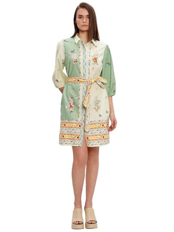 VERO MODA Women's Cotton A-Line Mini Dress - Image 3