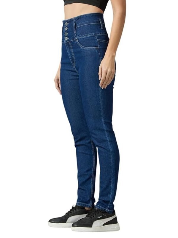 AKA CHIC Supper High Rise Womens Skinny Fit Jeans - Image 5
