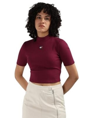 Tommy Hilfiger Women's Badge Cropped Fit Top