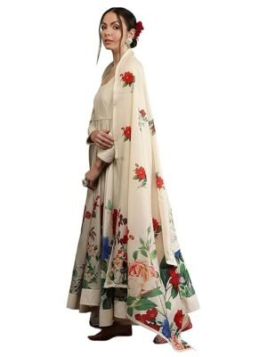 BIBA Women's Silk Chanderi Kurta Sets
