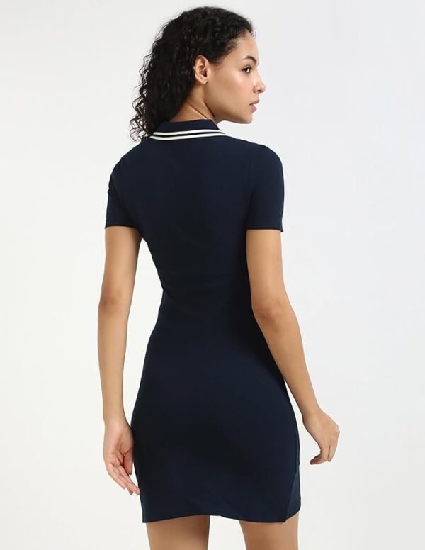 Tommy Hilfiger Women's Cotton A-Line Above The Knee Casual Dress - Image 3