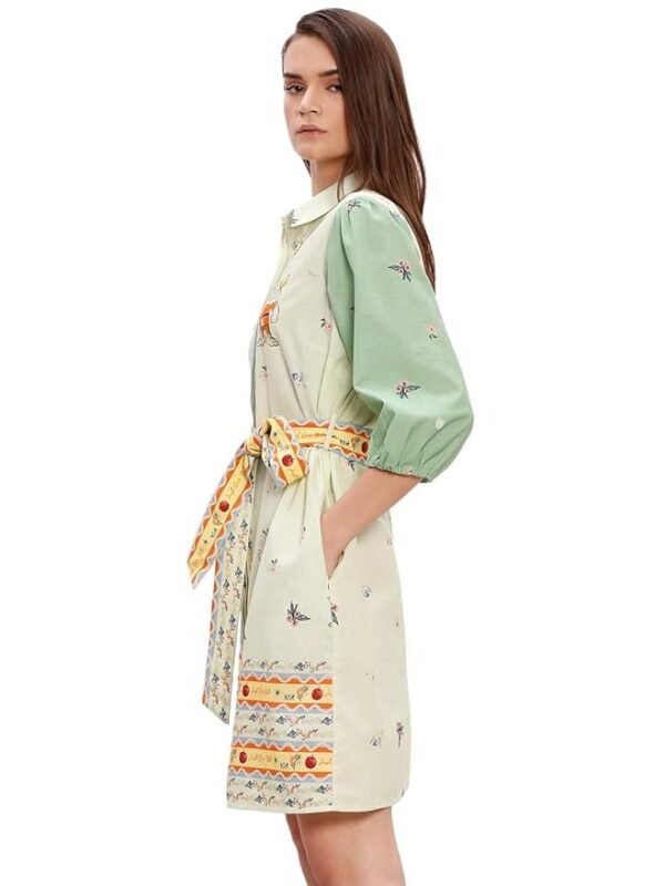 VERO MODA Women's Cotton A-Line Mini Dress - Image 5