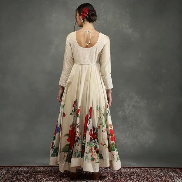 BIBA Women's Silk Chanderi Kurta Sets - Image 4