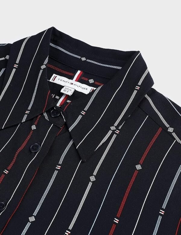 Hilfiger Women's Rayon Blend Shirt Knee-Length Casual Dress - Image 7
